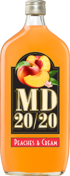 MD 20/20 Peaches & Cream Flavored Wine 750ml