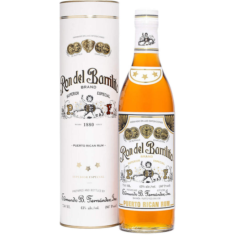 Ron Del Barrilito 3 Stars Superior Especial Rum 750ml