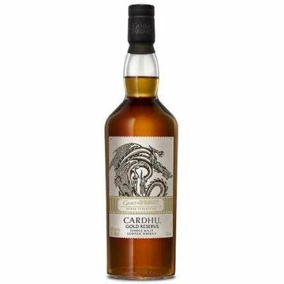 Game of Thrones House Targaryen Cardhu Gold Reserve Single Malt Scotch Whisky 750ml