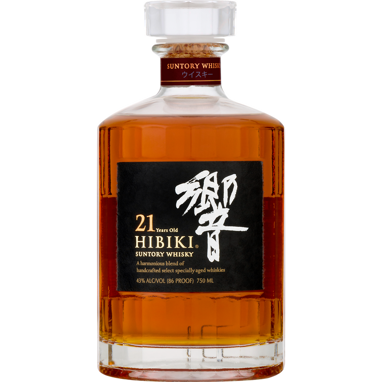 Hibiki 21 Year Old Suntory Japanese Whisky 750ml