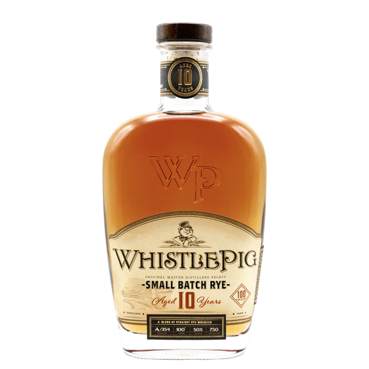 WhistlePig 10 Year Old Straight Rye Whiskey 750ml