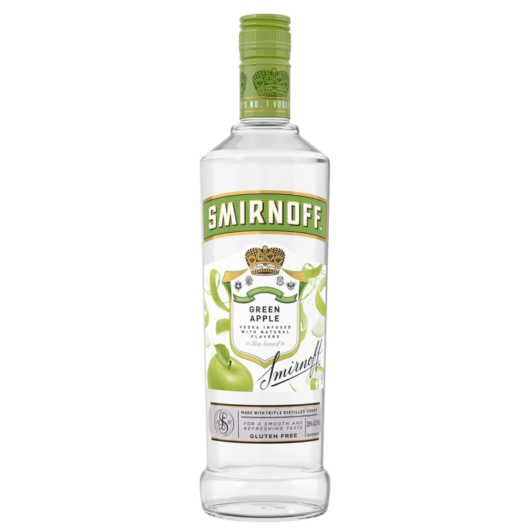 Smirnoff Green Apple Vodka 750ml