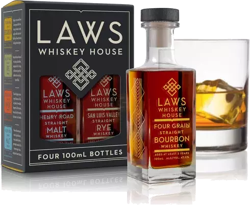 Laws Whiskey House 4-Pack 400ml