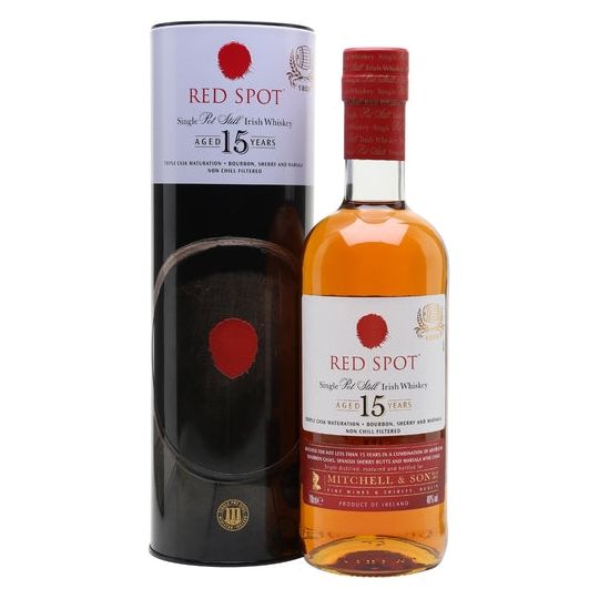 Red Spot 15 Year Old Single Pot Still Irish Whiskey 1L