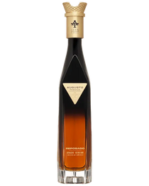 Bottle of Augusto Tequila Reposado on a white background