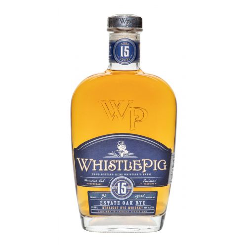 WhistlePig 15 Year Old Vermont Estate Oak Straight Rye Whiskey 750ml