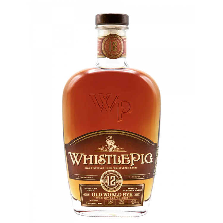 WhistlePig 12 Year Old World Rye Whiskey 750ml